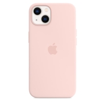 Apple iPhone 13 Pro Silicone ჩასადები with MagSafe – Chalk Pink