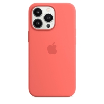 Apple iPhone 13 Pro Silicone ჩასადები with MagSafe–Pink Pomelo