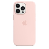 Apple iPhone 13 Pro Silicone ჩასადები with MagSafe – Chalk Pink