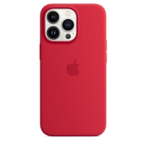 iPhone 13 Pro Silicone ჩასადები with MagSafe – (PRODUCT)RED