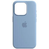 iPhone 15 Pro Silicone Case with MagSafe - Winter Blue (MT1L3ZM/A)