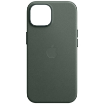 iPhone 15 FineWoven Case with MagSafe - Evergreen (MT3J3ZM/A)