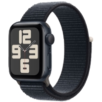 Apple Watch SE 40 mm Midnight Aluminium Case - Midnight Sport Loop MRE03QI/A