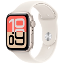 Apple Watch SE 3 GPS 40mm Starlight Aluminium Case with Starlight Sport Band - S/M