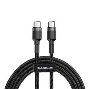 CHOETECH PD 60W USB-C TO USB-C 1.2M CABLE(XX-XCC1014-BK)