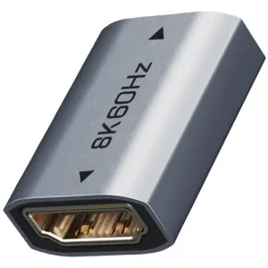 CABLETIME HDMI Adapter 8K/60HZ Aluminium Silver (CT-HEF8K-AG)