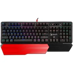 A4TECH BLOODY B975 LIGHT STRIKE RGB MECHANICAL GAMING KEYBOARD BROWN SWITCH BLACK (13054)