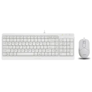 A4Tech Fstyler F1512 2-Section Desktop Set White