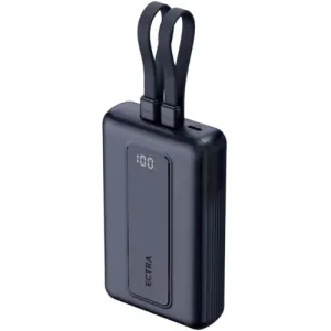 Ectra Dual Power Bank 20000mah Black
