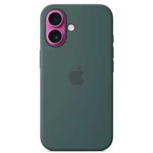 iPhone 16 Silicone Case with MagSafe - Lake Green