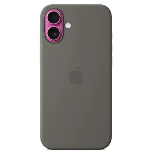 iPhone 16 Plus Silicone Case with MagSafe - Stone Gray