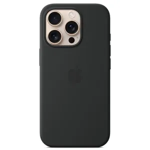 iPhone 16 Pro Silicone Case with MagSafe - Black