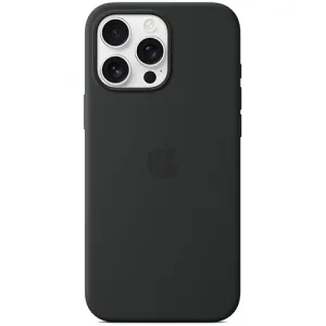 iPhone 16 Pro Max Silicone Case with MagSafe - Black
