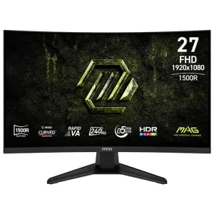 MSI 27 MAG 275CF-X24 VA 240hz 0.5ms Black (9S6-3CE91H-012)