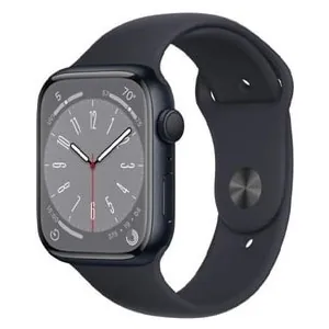 APPLE WATCH SERIES 8 GPS 45MM MIDNIGHT ALUMINIUM CASE WITH MIDNIGHT SPORT BAND - REGULAR MODEL A2771
