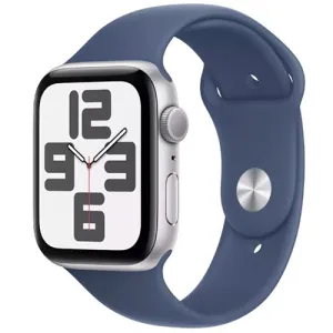 Apple Watch SE GPS 40mm Silver Aluminium Case with Storm Blue Sport Band (S/M)