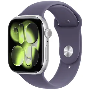 Apple Watch Series 11 GPS 42mm Silver Aluminium Case With Purple Fog Sport Band - S/M