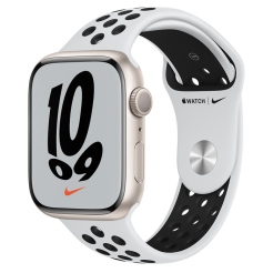 Apple Watch Nike 7 45 mm Starlight Pure Platinium MKNA3GK/A 