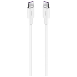 Ttec USB-C 60W PD/QC Fast Charging 2m White 2DK45B