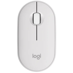 Logitech Pebble Mouse 2  M350s-Tonal White - BT - EMEA-808 - Dongleless L910-007013