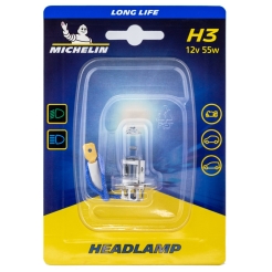 MICHELIN 32231 H3 12V55W Long Life ერთცალიანი ბლისტერი