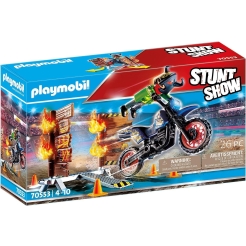 70553 Stunt Show Motocross with Fiery Wall