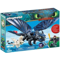 სათამაშო ფიგურები Playmobil Hiccup and Toothless Playset