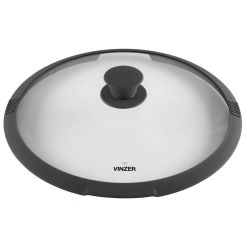 მინის საფარი Vinzer Lid With Silicone Rim 26 sm 50247