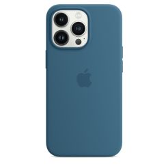 IPHONE 13 PRO SILICONE ჩასადები WITH MAGSAFE – BLUE JAY