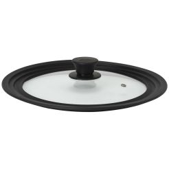 მინის საფარი Vinzer Lid With Silicone Rim 28 sm 50245